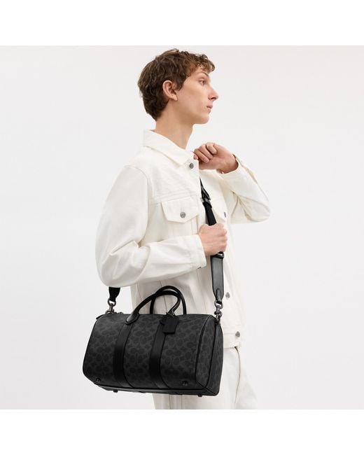 COACH Black Compass Bag 35