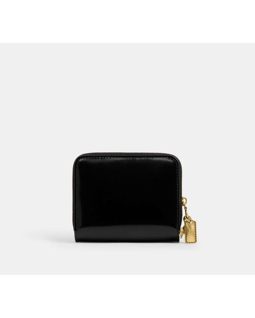 COACH Black Essential Billfold Wallet With Charms