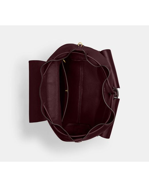 COACH Brown Crosby Backpack