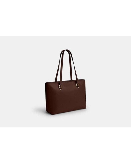 COACH Brown Station Tote Bag