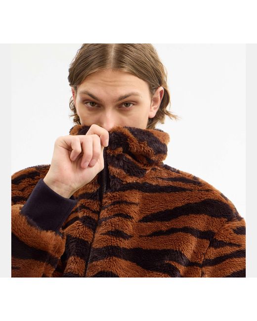 Bomber di COACH in Brown da Uomo