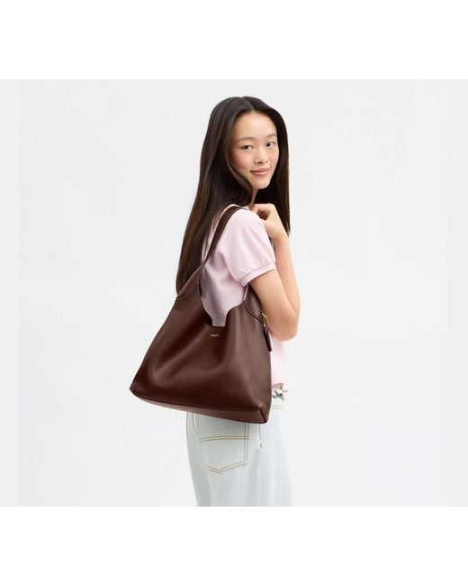 COACH Black Brooklyn Shoulder Bag 34