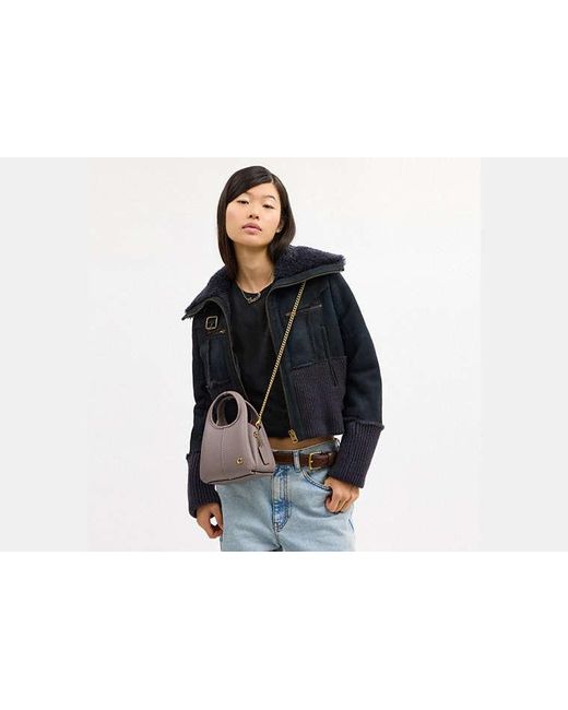 COACH Black Lana Shoulder Bag 19