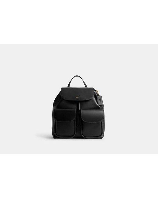 COACH Black Crosby Backpack 28