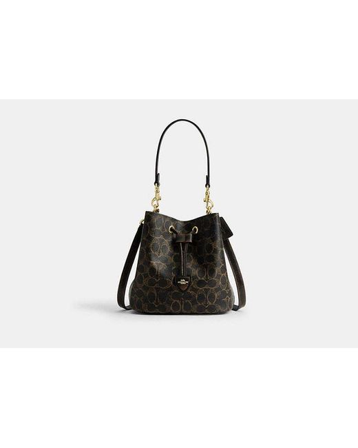 Borsa A Secchiello Rowan di COACH in Black