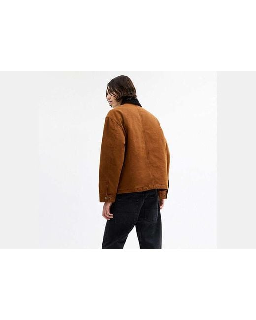 COACH Brown Work Jacket With Quilted Lining for men