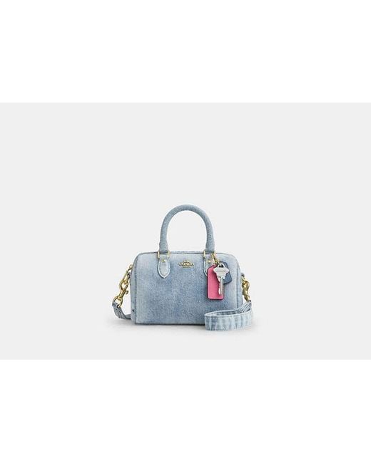 COACH Black Mini Rowan Crossbody Bag