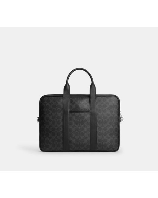 Valigetta Austin di COACH in Black da Uomo