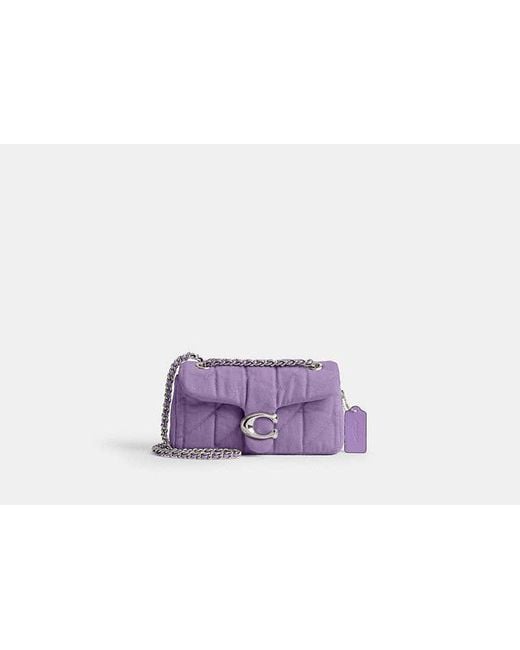 COACH Purple Tabby Shoulder Bag 20