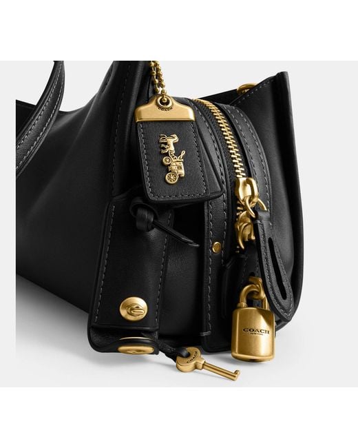 COACH Black Rogue Bag 34