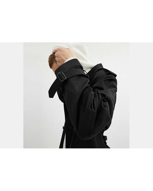 Trench Clásico En, Talla Grande COACH de hombre de color Black