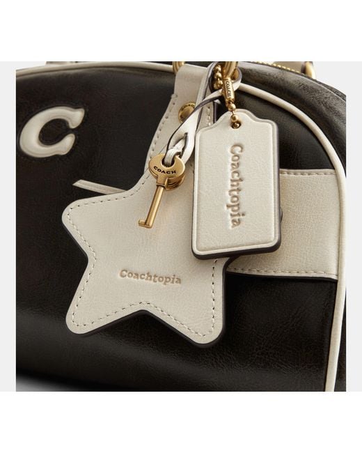 COACH Black Bowling Shoulder Bag