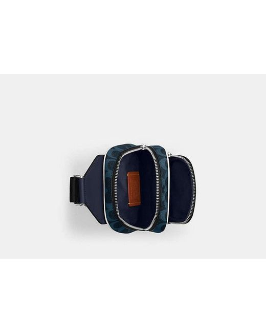 COACH Black Racer Sling Pack for men