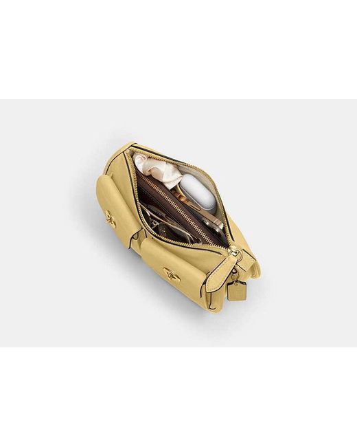 Sac Waverly À Double Fermeture Turnlock COACH en coloris Black
