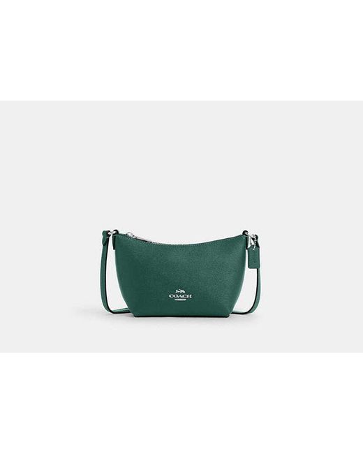 COACH Zip Top Crossbody Bag in Green Lyst
