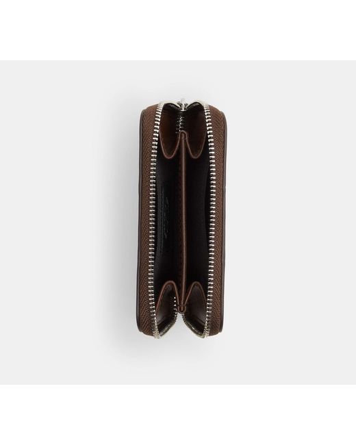 COACH Black Alter/Ego Zip Around Wallet