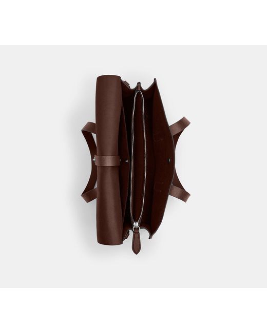 COACH Brown Flatiron Portfolio for men
