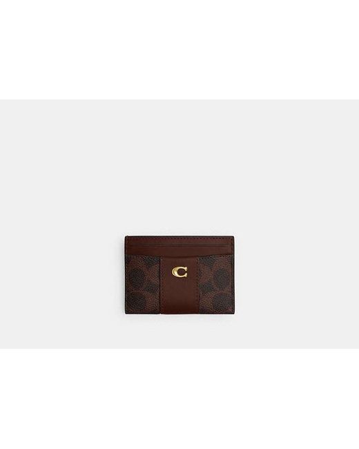 COACH Black Essential Card Case