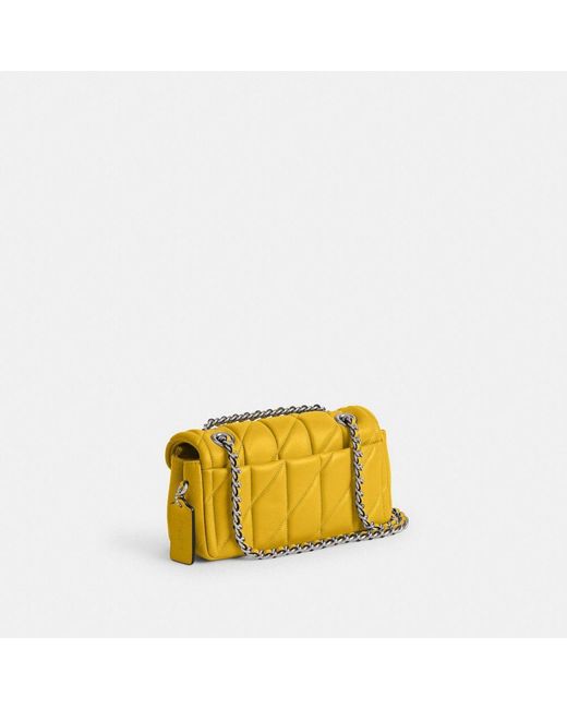 COACH Yellow Tabby Shoulder Bag 20