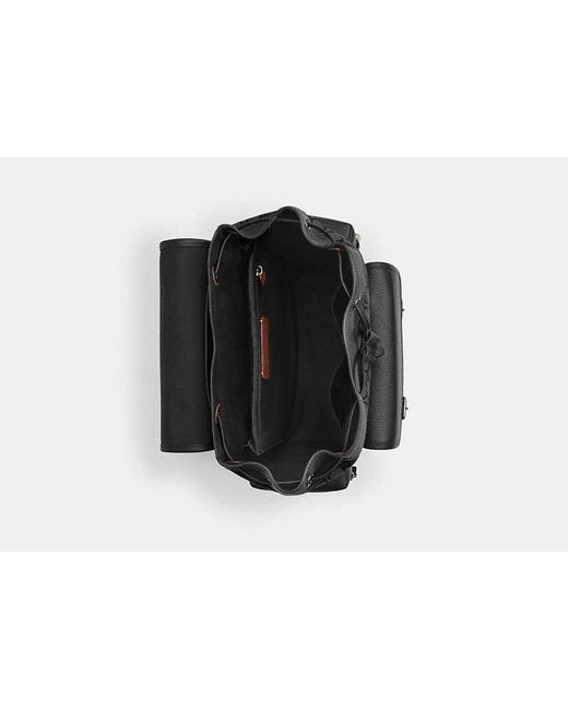 COACH Black Sprint Backpack for men
