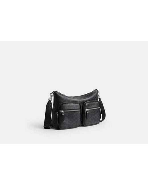 COACH Black Domino File Bag for men