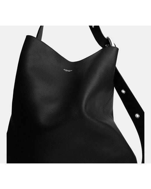 COACH Black Bleecker Bucket Bag 36 for men