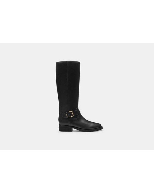 COACH Black Riding Boot