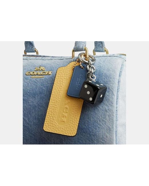 COACH Black Rowan Satchel Bag