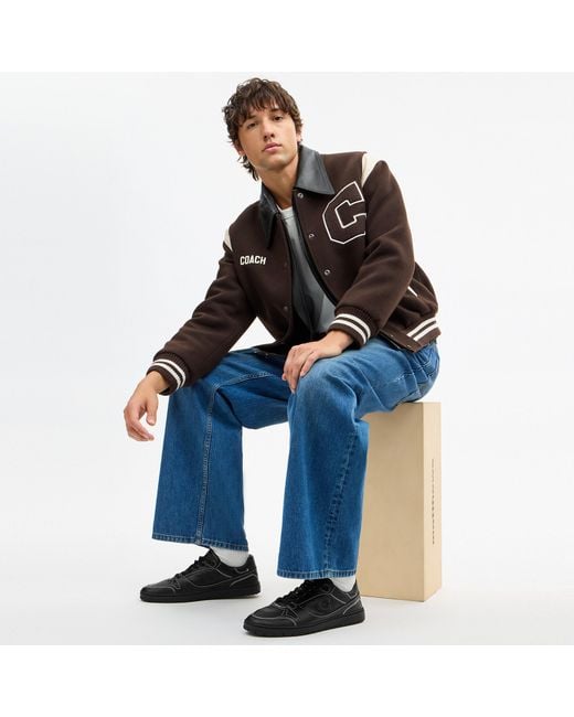 COACH Black Soft Soho Sneaker for men