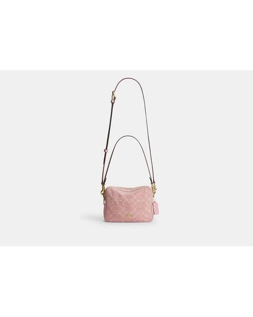 COACH Black Carey Crossbody Bag