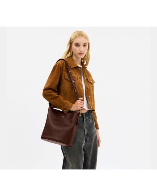 Borsa A Secchiello Bleecker di COACH in Black