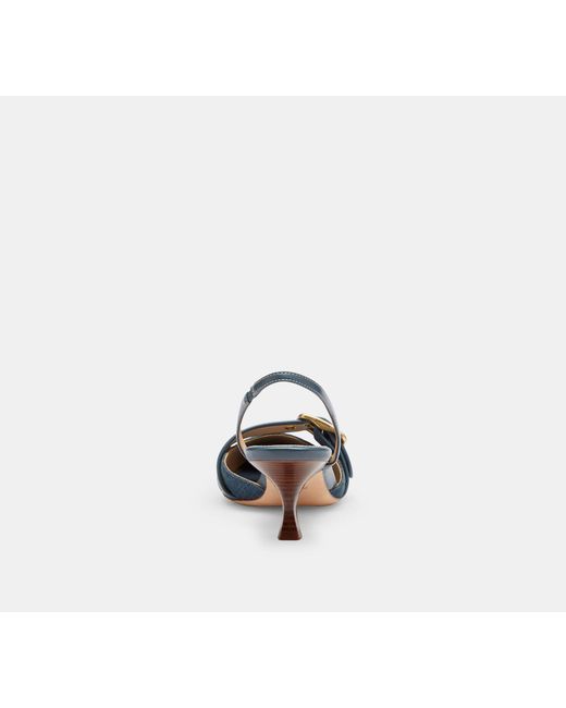 COACH Black Margot Slingback