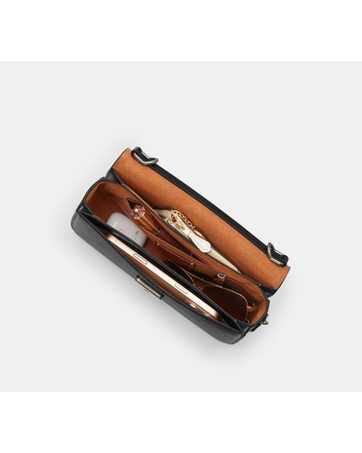Borsa A Tracolla Harper di COACH in Black