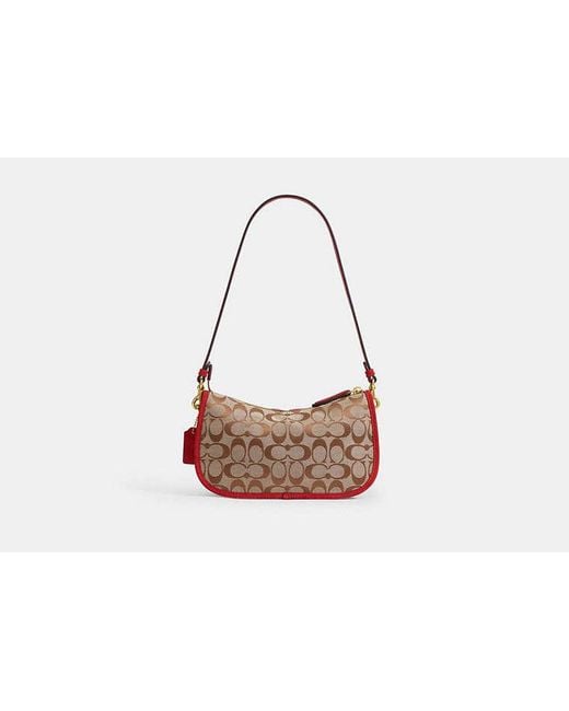 COACH Black Twin Turnlock Waverly Bag