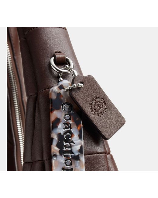 COACH Black Alter/Ego Large Crescent Shoulder Bag