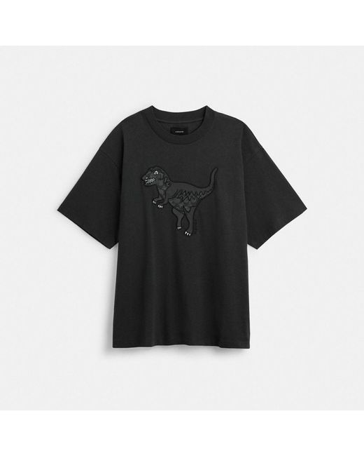 COACH Black Rexy T Shirt for men