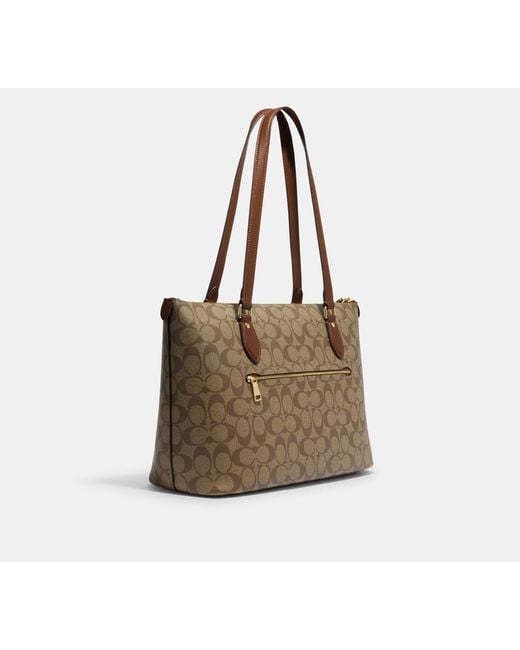 COACH Black Gallery Tote Bag