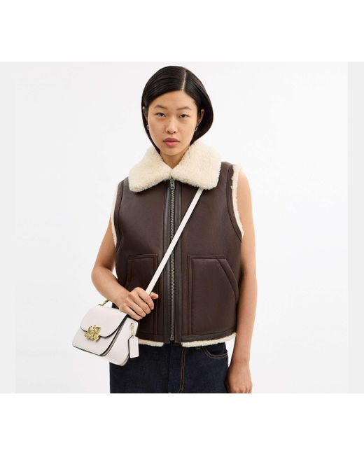 Borsa A Tracolla Harper di COACH in Black