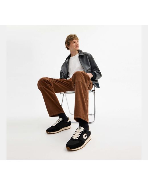 COACH Black Retro Runner for men