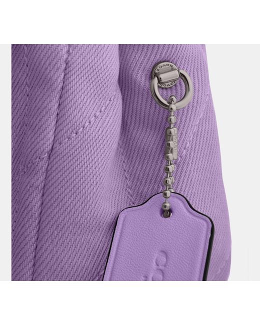 COACH Purple Tabby Shoulder Bag 20