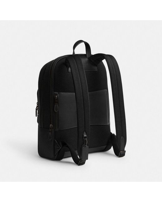 COACH Black Gotham Backpack for men