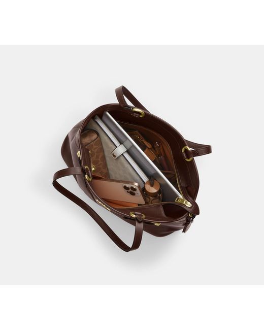 COACH Brown Easton Tote Bag
