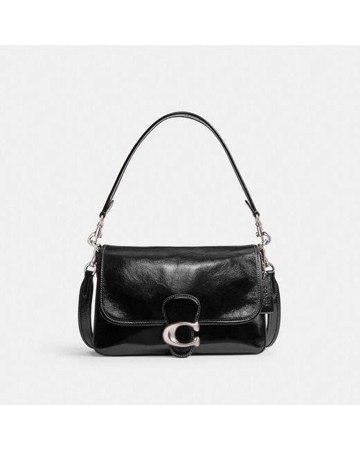 COACH Black Soft Tabby Shoulder Bag