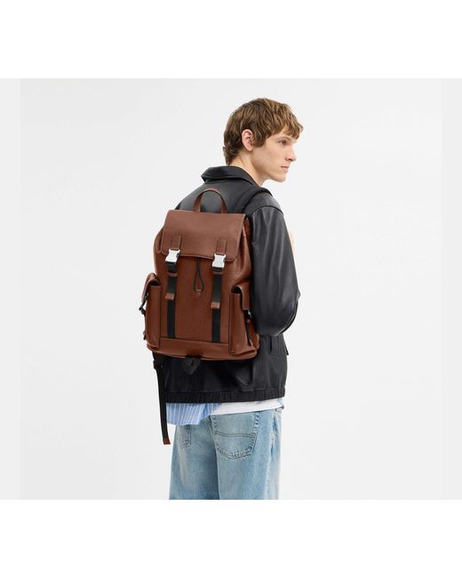 COACH Brown Clark Backpack for men