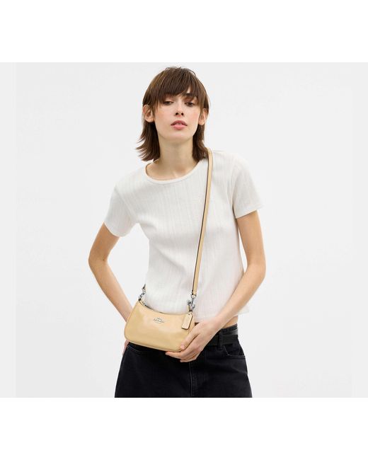 COACH Black Teri Mini Crossbody Bag With Bows