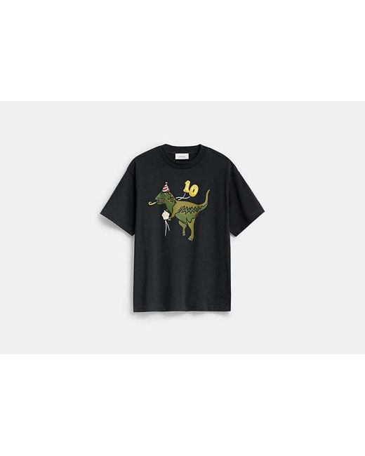 COACH Black Rexy 10Th Birthday Relaxed T-Shirt