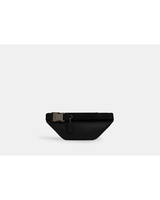 COACH Black Racer Small Belt Bag for men