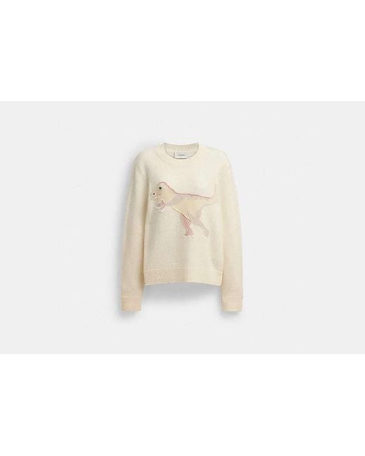 COACH Black Rexy Crewneck Sweater
