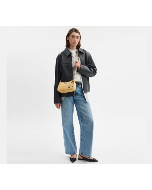 Borsa A Tracolla Teri X Peanuts di COACH in Black