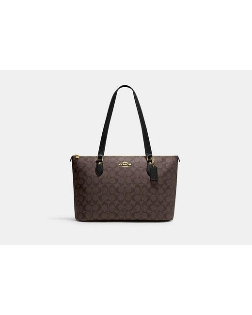 COACH Brown Gallery Tote